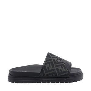 Fendi Men Fendi Diagonal Slides